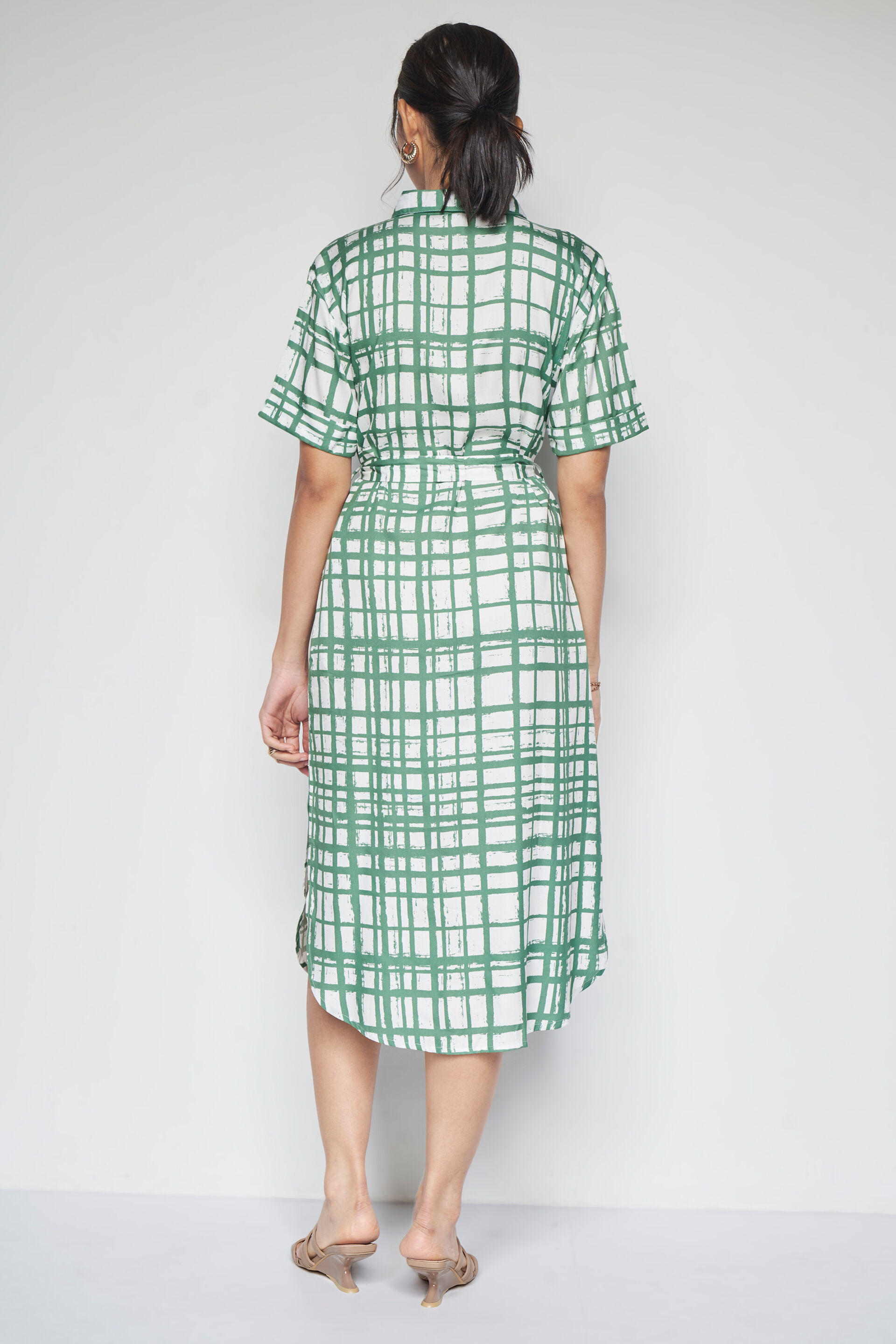 Eden Midi Dress, White, image 4